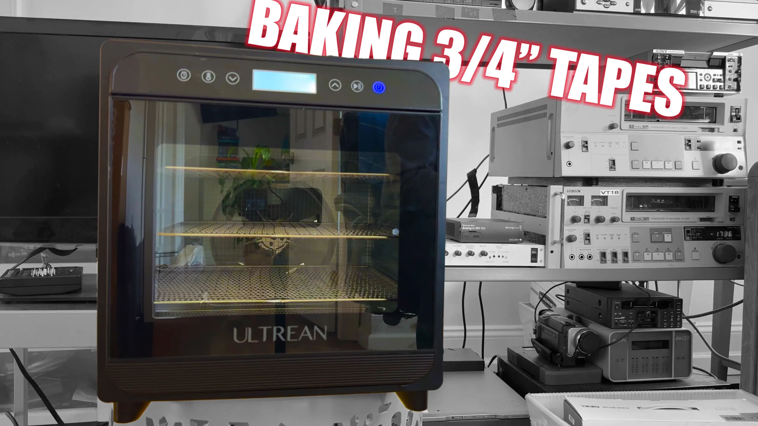 Baking U-Matic 3/4 tapes